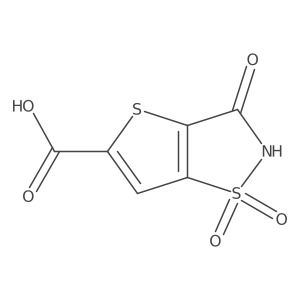 1,1,3-trioxo-2H,3H-1lambda6-thieno[2,3-d][1,2]thiazole-5-carboxylic acid Structure