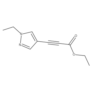 Ethyl 3-(1-ethyl-1H-pyrazol-4-yl)prop-2-ynoate Structure
