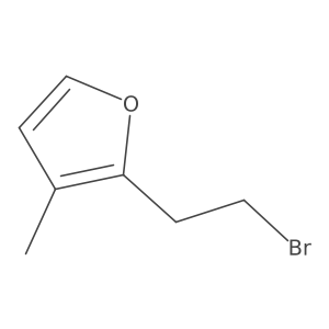 2-(2-Bromoethyl)-3-methylfuran结构式