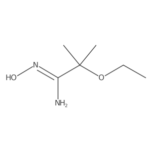 2-ethoxy-N'-hydroxy-2-methylpropanimidamide Structure