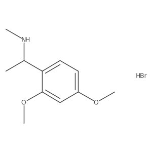 [1-(2,4-Dimethoxyphenyl)ethyl]methylamine hydrobromide结构式