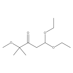 1,1-Diethoxy-4-methoxy-4-methylpentan-3-one Structure