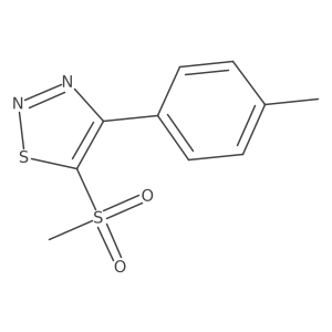 5-(Methylsulfonyl)-4-(p-tolyl)-1,2,3-thiadiazole Structure