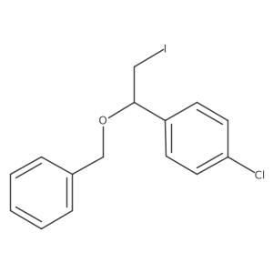 1-[1-(Benzyloxy)-2-iodoethyl]-4-chlorobenzene Structure
