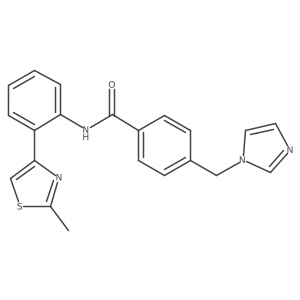 4-((1H-imidazol-1-yl)methyl)-N-(2-(2-methylthiazol-4-yl)phenyl)benzamide Structure