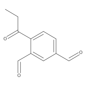 1-(2,4-Diformylphenyl)propan-1-one结构式