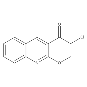 2-Chloro-1-(2-methoxyquinolin-3-yl)ethan-1-one Structure