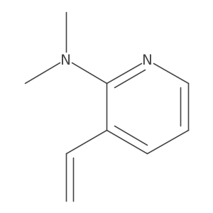 3-ethenyl-N,N-dimethylpyridin-2-amine Structure