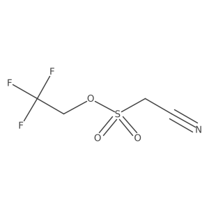 2,2,2-Trifluoroethyl cyanomethanesulfonate结构式