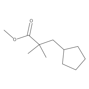Methyl 3-cyclopentyl-2,2-dimethylpropanoate Structure