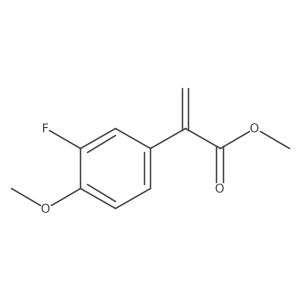 Methyl 2-(3-fluoro-4-methoxyphenyl)prop-2-enoate Structure
