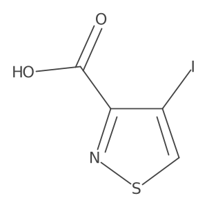 4-Iodo-1,2-thiazole-3-carboxylic acid Structure