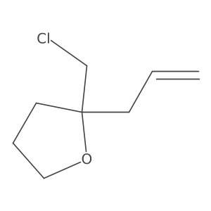 2-(Chloromethyl)-2-(prop-2-en-1-yl)oxolane Structure