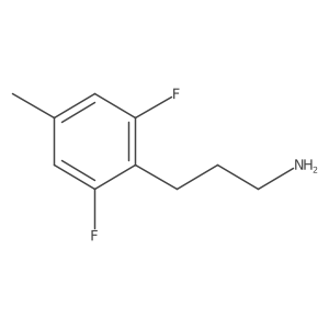3-(2,6-Difluoro-4-methylphenyl)propan-1-amine结构式