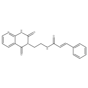 (Z)-N-(2-(2,4-dioxo-1,2-dihydropyrido[2,3-d]pyrimidin-3(4H)-yl)ethyl)-3-phenylacrylamide Structure