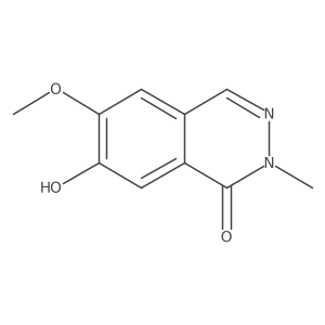 7-Hydroxy-6-methoxy-2-methyl-1,2-dihydrophthalazin-1-one结构式