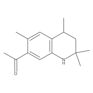 1-(2,2,4,6-Tetramethyl-1,2,3,4-tetrahydroquinolin-7-yl)ethanone Structure