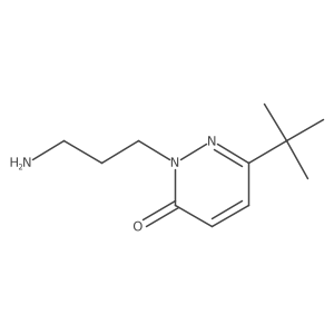 2-(3-Aminopropyl)-6-tert-butyl-2,3-dihydropyridazin-3-one结构式