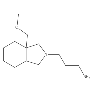 3-(3a-(methoxymethyl)octahydro-2H-isoindol-2-yl)propan-1-amine结构式