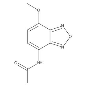 N-(7-Methoxy-2,1,3-benzoxadiazol-4-yl)acetamide结构式