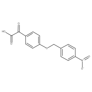 2-{4-[(4-Nitrophenyl)methoxy]phenyl}-2-oxoacetic acid Structure