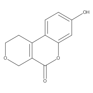 8-hydroxy-1H,2H,4H,5H-pyrano[3,4-c]chromen-5-one Structure