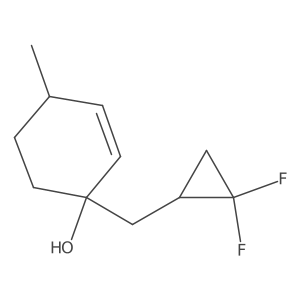 1-[(2,2-Difluorocyclopropyl)methyl]-4-methylcyclohex-2-en-1-ol Structure