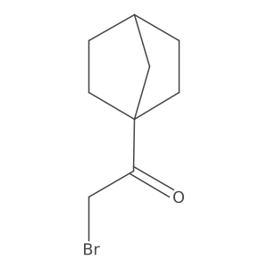 1-{Bicyclo[2.2.1]heptan-1-yl}-2-bromoethan-1-one结构式