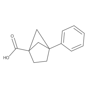 4-Phenylbicyclo[2.1.1]hexane-1-carboxylic acid Structure