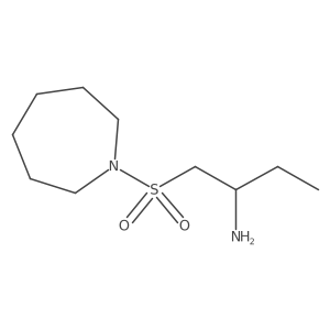 1-(Azepane-1-sulfonyl)butan-2-amine Structure