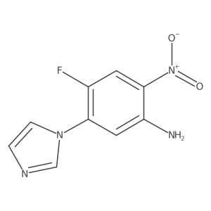 4-fluoro-5-(1H-imidazol-1-yl)-2-nitroaniline Structure