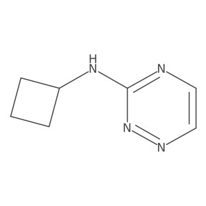N-cyclobutyl-1,2,4-triazin-3-amine Structure