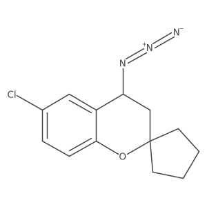 (4R)-4-Azido-6-chlorospiro[3,4-dihydrochromene-2,1'-cyclopentane] Structure