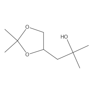 1-(2,2-Dimethyl-1,3-dioxolan-4-yl)-2-methylpropan-2-ol Structure