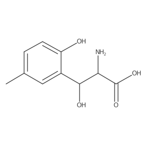 2-Amino-3-hydroxy-3-(2-hydroxy-5-methylphenyl)propanoic acid Structure