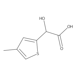 2-Hydroxy-2-(4-methyl-2-thienyl)acetic Acid Structure