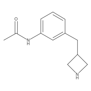 N-{3-[(azetidin-3-yl)methyl]phenyl}acetamide结构式