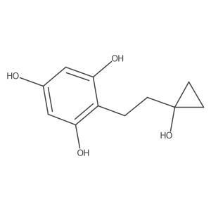 2-[2-(1-Hydroxycyclopropyl)ethyl]benzene-1,3,5-triol结构式