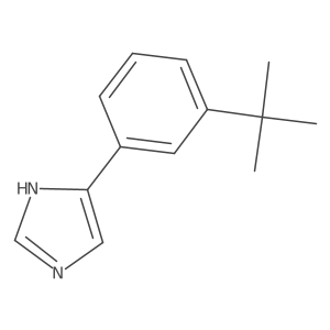 4-(3-tert-butylphenyl)-1H-imidazole结构式