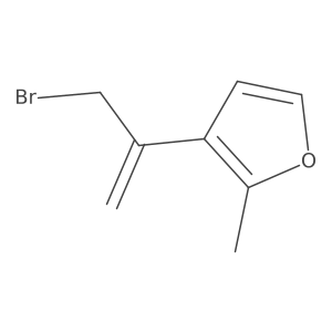3-(3-Bromoprop-1-en-2-yl)-2-methylfuran结构式