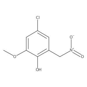 4-Chloro-2-methoxy-6-(nitromethyl)phenol结构式