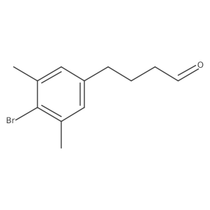 4-(4-Bromo-3,5-dimethylphenyl)butanal Structure