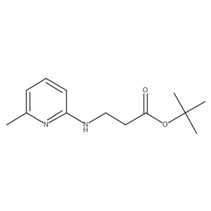 Tert-butyl 3-[(6-methylpyridin-2-yl)amino]propanoate Structure