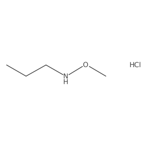 Methoxy(propyl)amine hydrochloride Structure