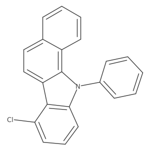 7-Chloro-11-phenyl-11H-benzo[a]carbazole Structure