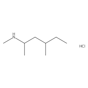 Methyl(4-methylhexan-2-yl)amine hydrochloride Structure