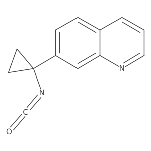 7-(1-Isocyanatocyclopropyl)quinoline Structure