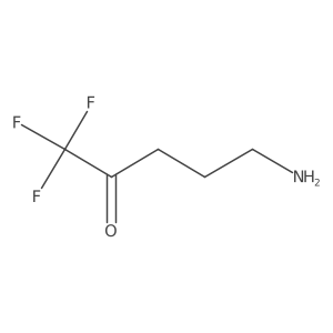 5-Amino-1,1,1-trifluoropentan-2-one结构式