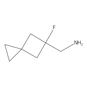 (5-Fluorospiro[2.3]hexan-5-yl)methanamine结构式