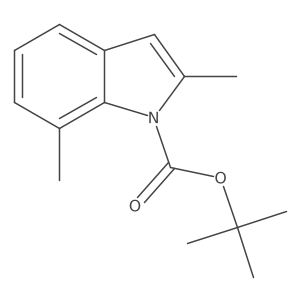 tert-Butyl 2,6-dimethyl-1H-indole-1-carboxylate Structure